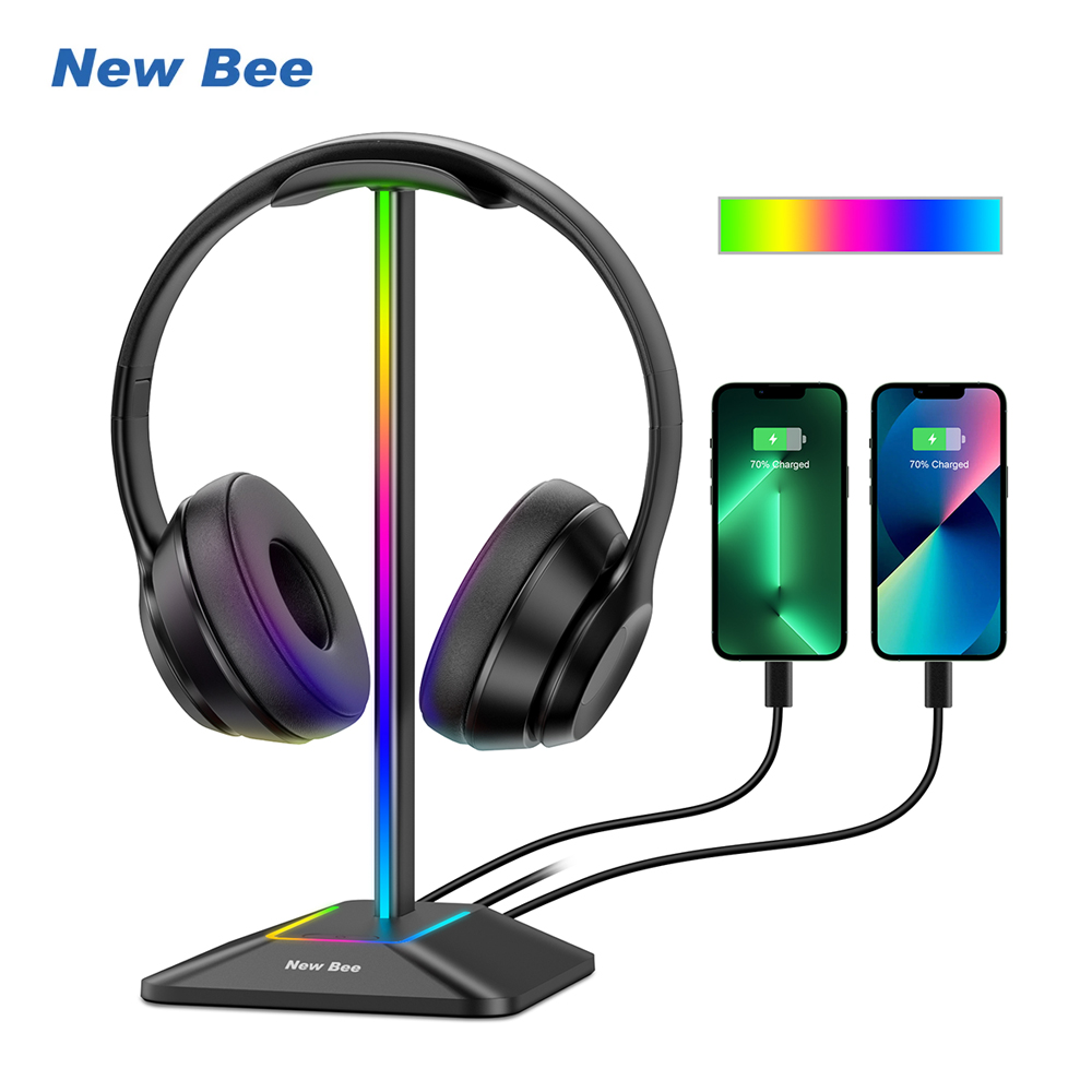 Gaming Set Accessories - 새로운 Bee Z8 RGB 헤드폰 스탠드