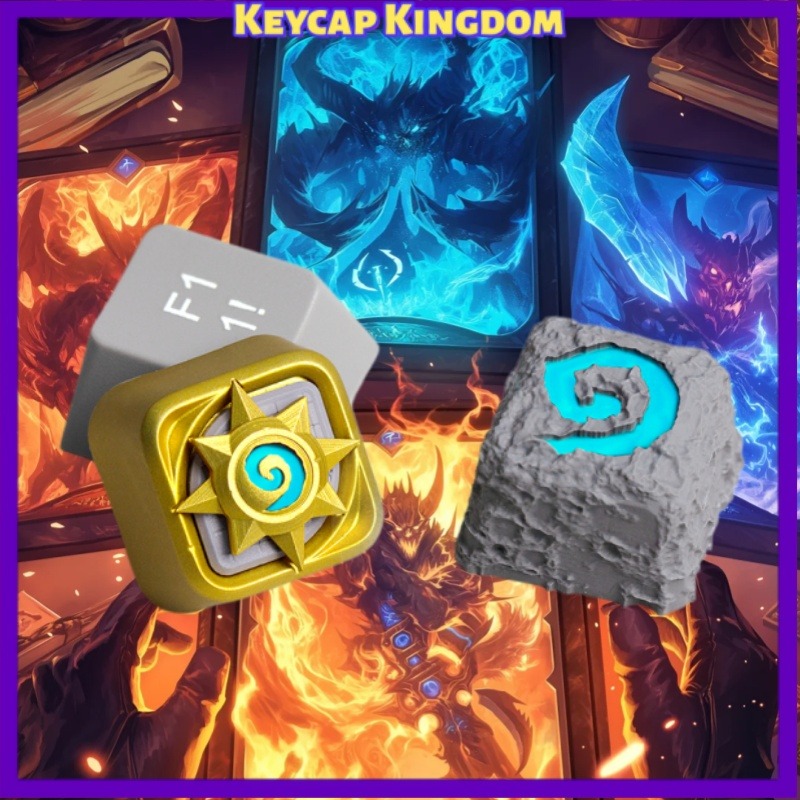 Gaming Accessories To 3D Print - Hearthstone WOW 맞춤형 키캡 3D 프린트