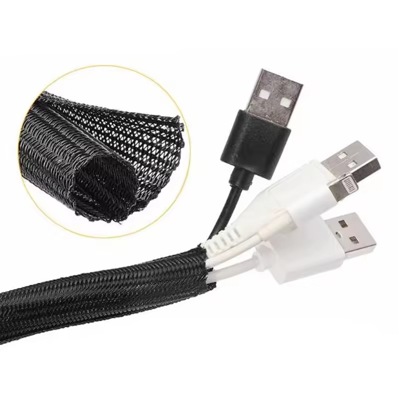 Cable Sleeve Braided - 확장형 편조 케이블 슬리브 PET 열수축