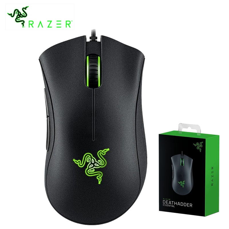Essential Gaming Accessories - 정품 Razer DeathAdder 필수 유선 게이밍