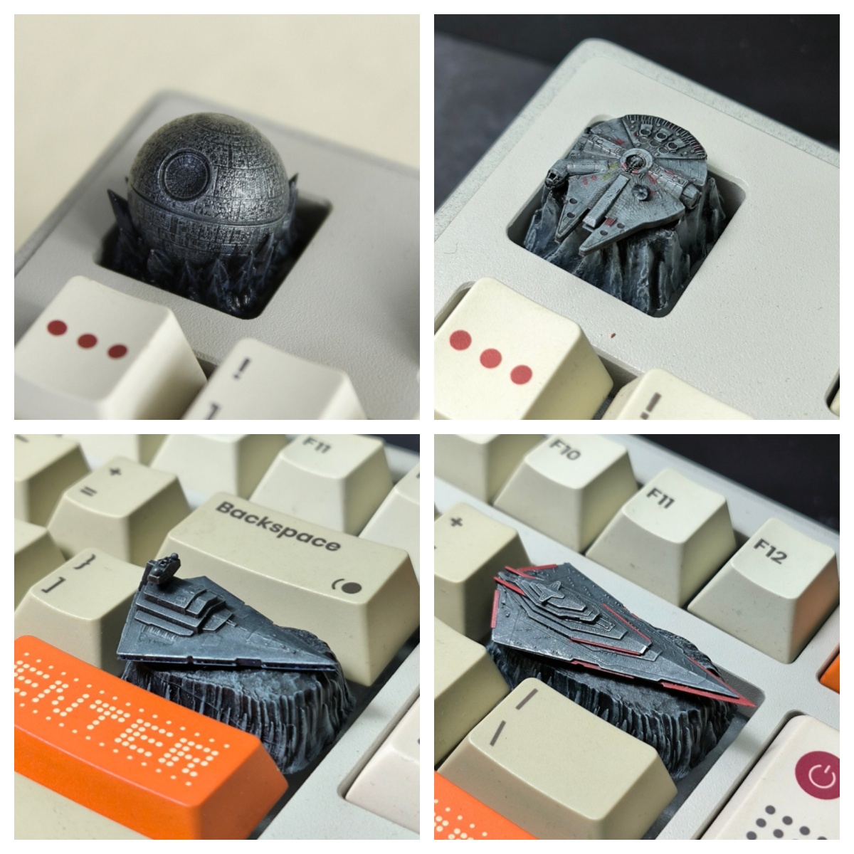 Gaming Accessories To 3D Print - HCY 데스 스타 아티산 키캡 레진
