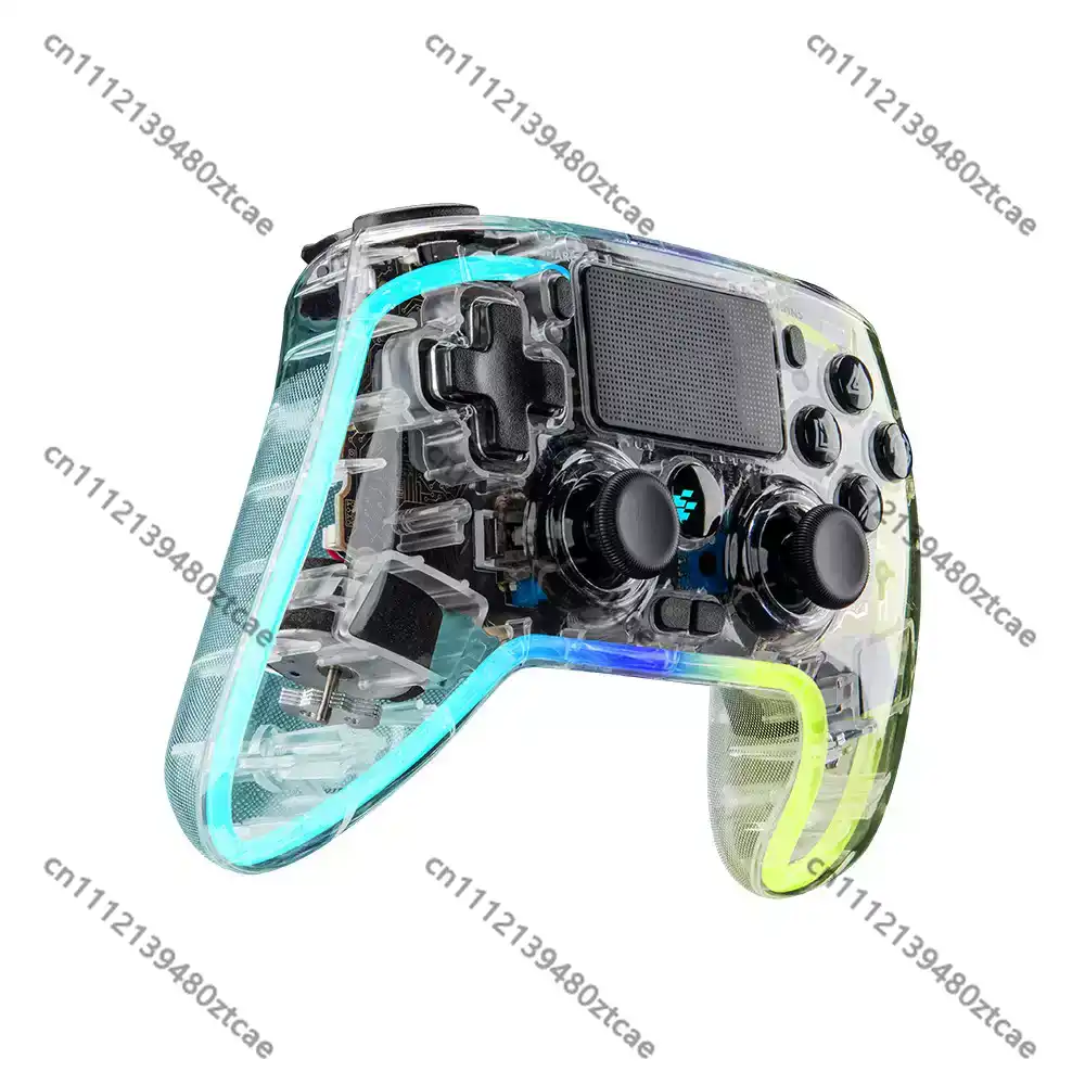투명한 무선 게임 컨트롤러 게임 게임패드 PC 게임 콘 - Gaming Hardware And Accessories 리뷰 및 가격