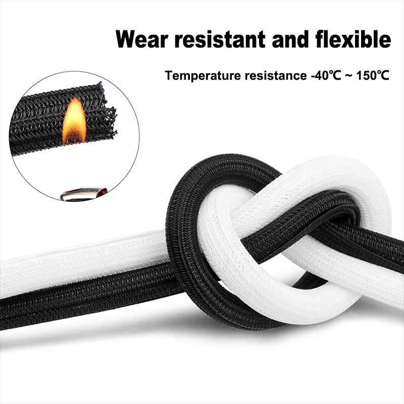 7가지 색상 3~32mm 확장형 브레이드 슬리브 자동  - Cable Sleeve Braided 리뷰 및 가격