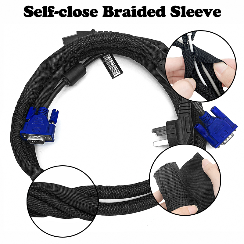 5/10M 자체 폐쇄 PET 땋은 슬리브 자체 폐쇄 라 - Cable Sleeve Braided 리뷰 및 가격