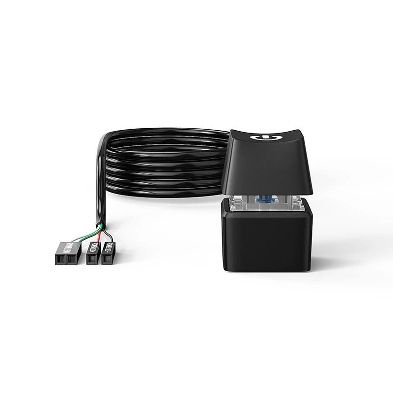 LDPCSJ 원형 LED 데스크탑 전원 스위치(연장 케 - Gaming Hardware And Accessories 리뷰 및 가격