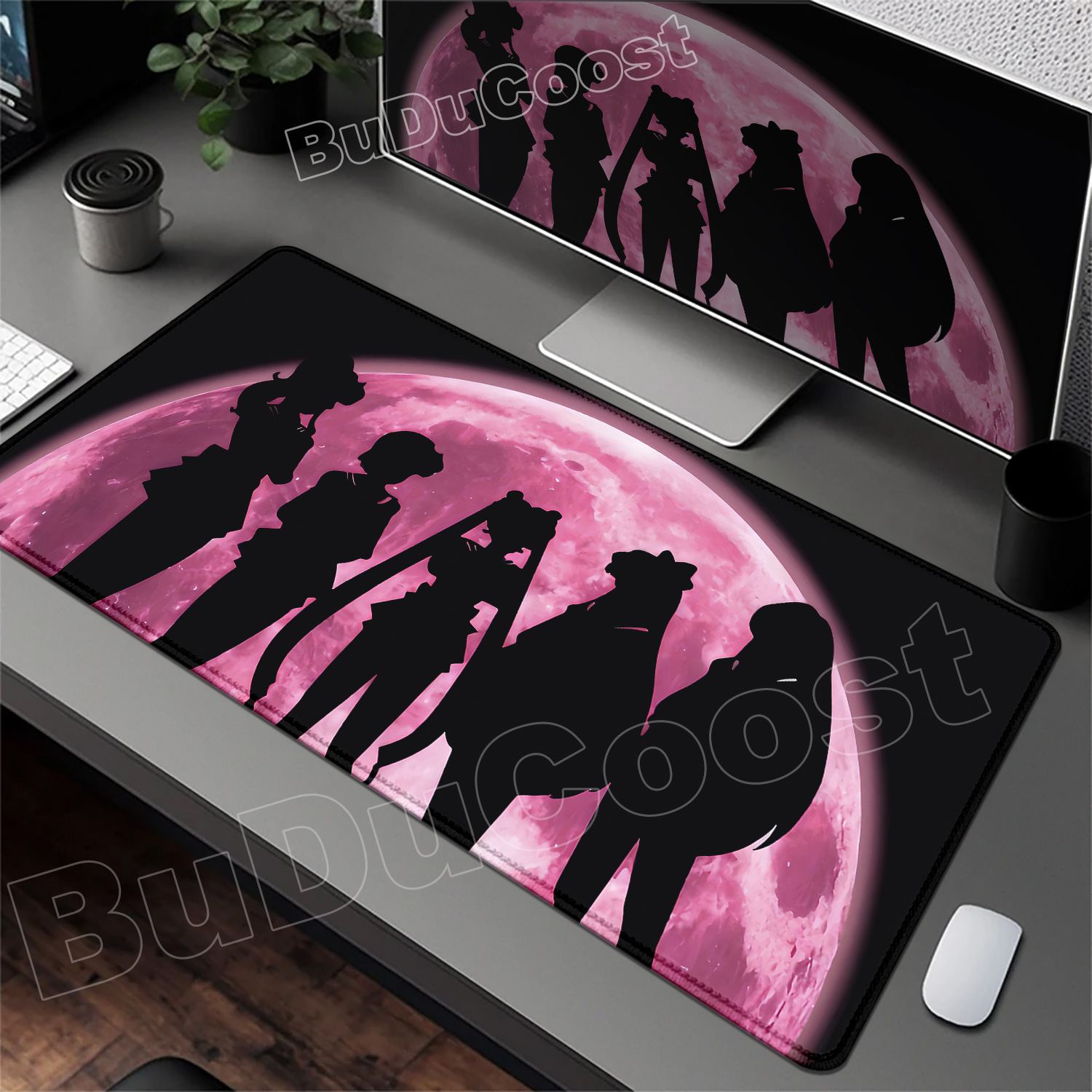 예쁜 핑크색 데스크 매트 애니메이션 세일러문 마우스 패 - Gaming Accessories Pink 리뷰 및 가격