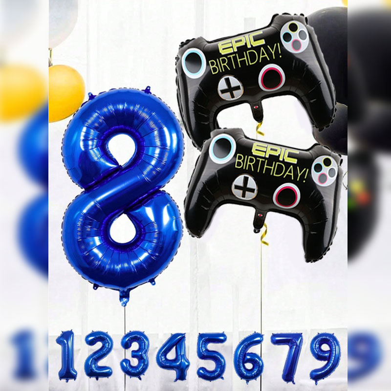 3pcs 비디오 게임 파티 용품 세트 아기 소년 생일  - Gaming Accessories Boys 리뷰 및 가격