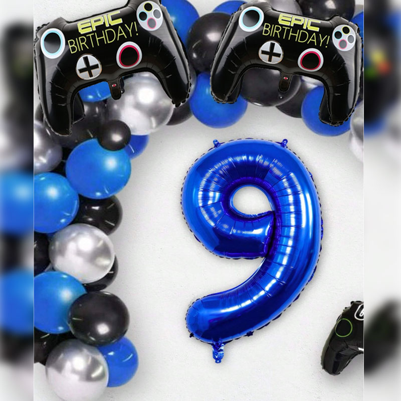 3pcs 비디오 게임 파티 용품 세트 아기 소년 생일  - Gaming Accessories Boys 리뷰 및 가격