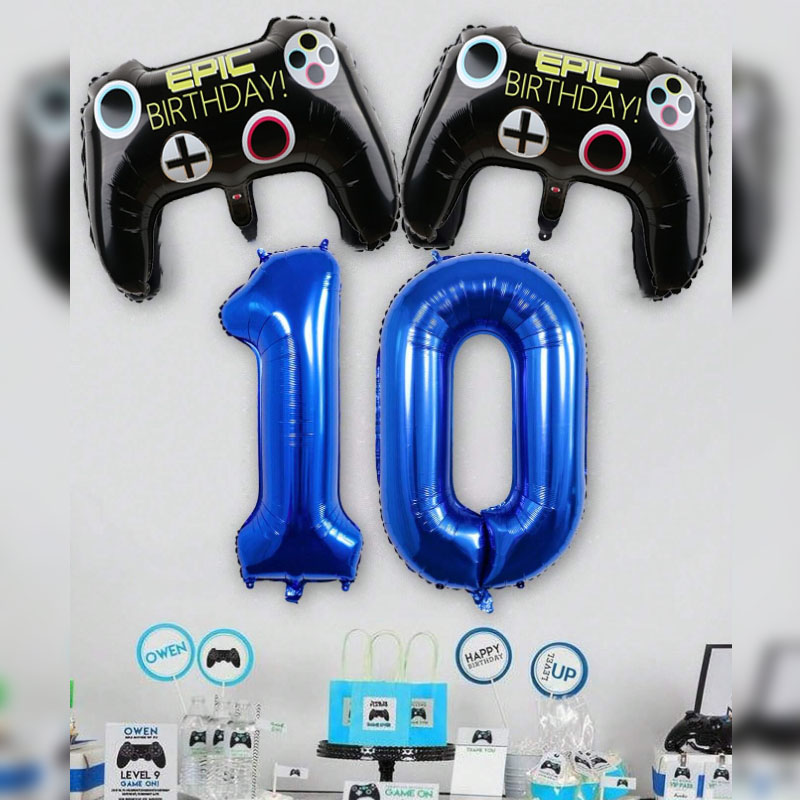 3pcs 비디오 게임 파티 용품 세트 아기 소년 생일  - Gaming Accessories Boys 리뷰 및 가격