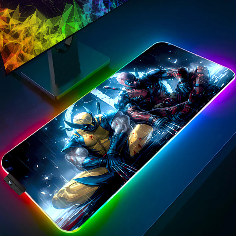 LED 마우스 패드 게임용 백라이트 락 엣지 애니메이션 - Gaming Accessories Desktop 리뷰 및 가격