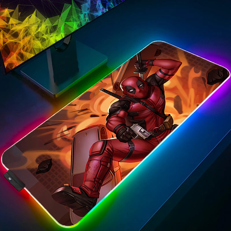 LED 마우스 패드 게임용 백라이트 락 엣지 애니메이션 - Gaming Accessories Desktop 리뷰 및 가격