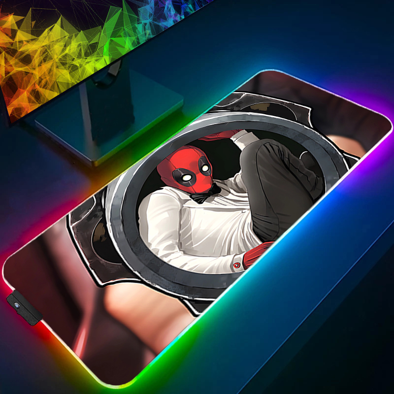 LED 마우스 패드 게임용 백라이트 락 엣지 애니메이션 - Gaming Accessories Desktop 리뷰 및 가격