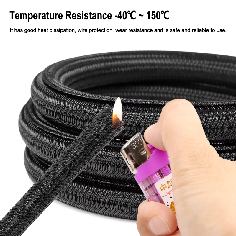 2/10m 검정색 PET 편조형 자가 폐쇄형 케이블 슬 - Cable Sleeve Braided 리뷰 및 가격