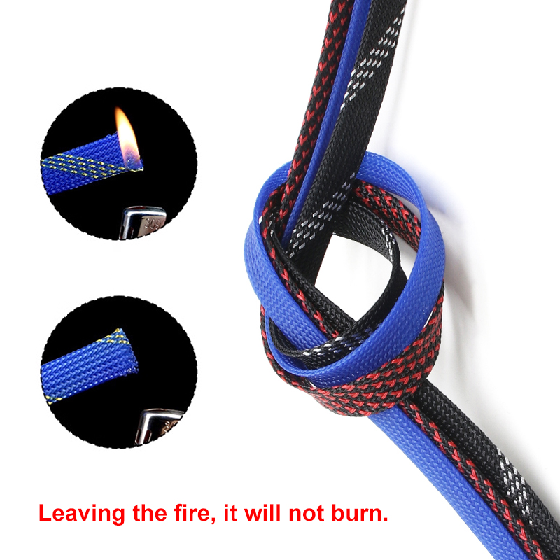 5M PET 절연 케이블 슬리브 2 4 6 8 10 1 - Cable Sleeve Braided 리뷰 및 가격