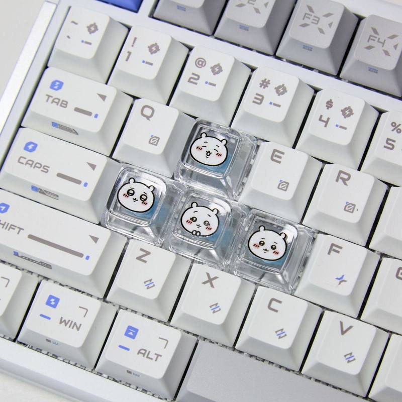 Chiikawa 4 Pcs 수제 투명 Pc 백라이트 맞 - Gaming Accessories For Room 리뷰 및 가격