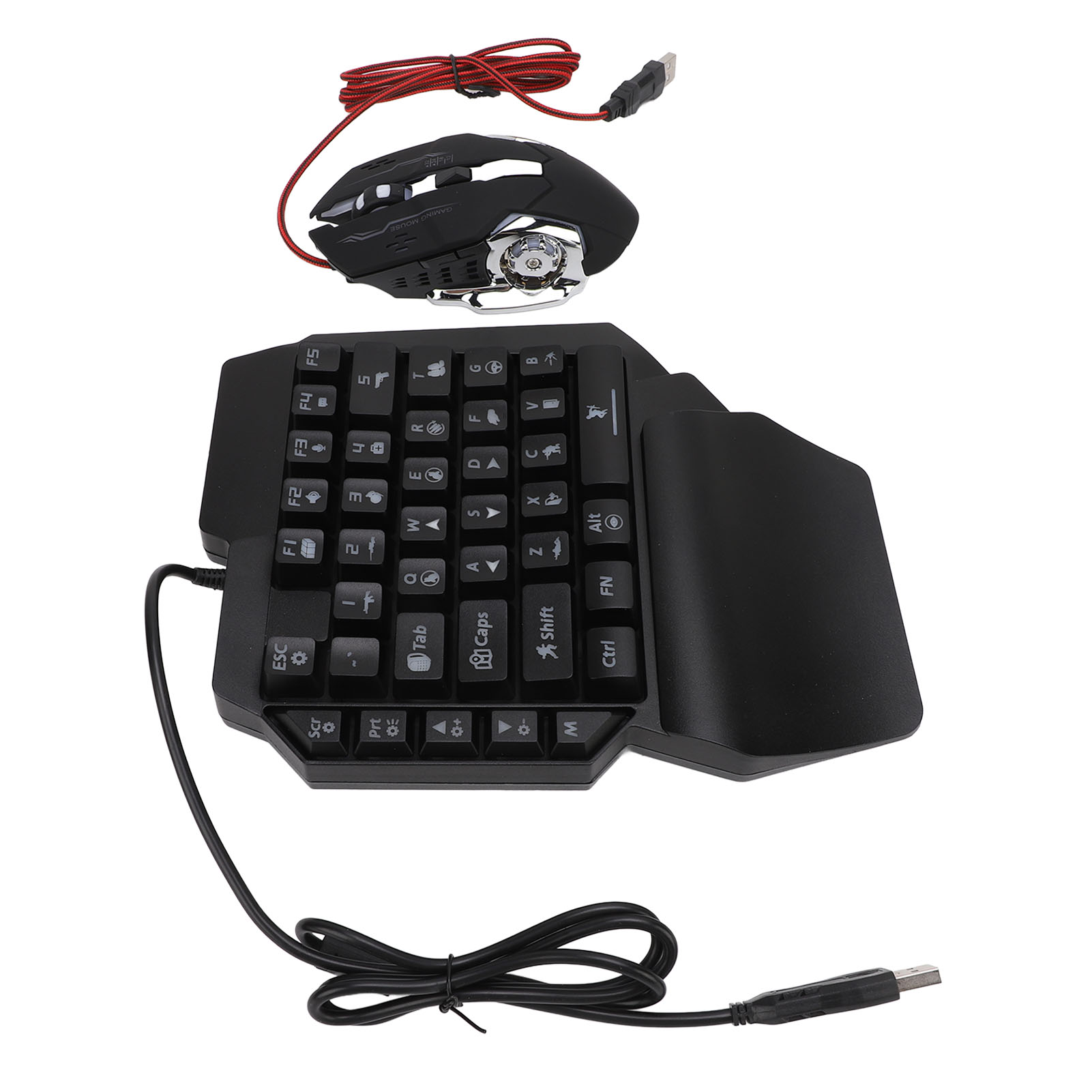 키보드 마우스 변환기 세트 반응형 한 손 키보드 마우스 - Gaming Accessories Phone 리뷰 및 가격