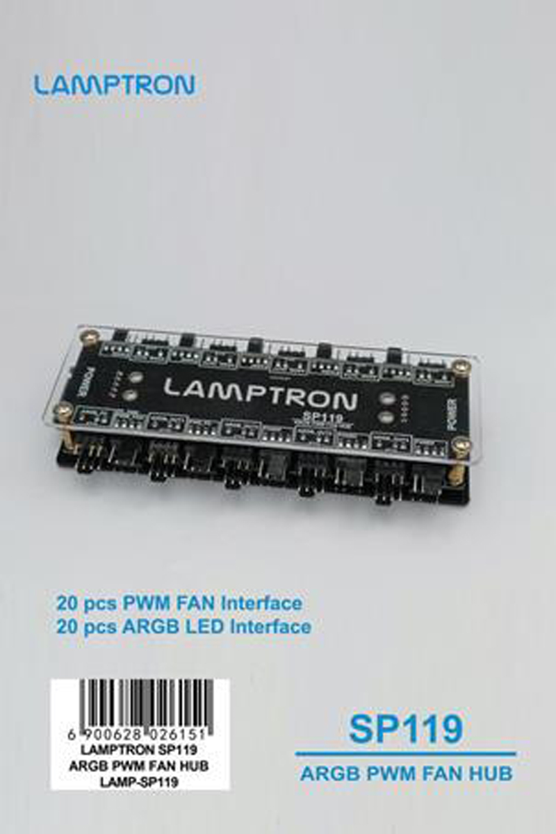 LAMPTRON 20-웨이 ARGB PWM 팬 허브 S - Gaming Hardware And Accessories 리뷰 및 가격