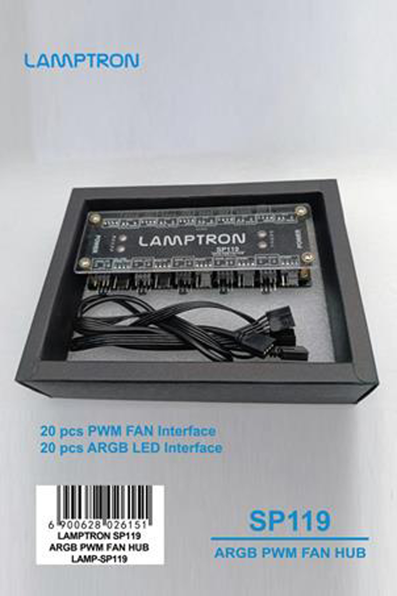 LAMPTRON 20-웨이 ARGB PWM 팬 허브 S - Gaming Hardware And Accessories 리뷰 및 가격