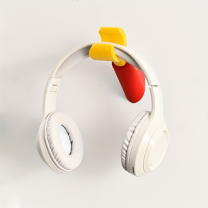 귀여운 오리 부리 모양 접착식 헤드폰 벽걸이, 드릴 필 - Gaming Accessories For Room 리뷰 및 가격