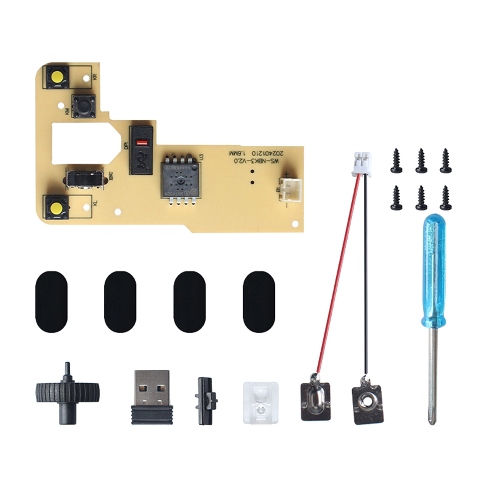 1 세트 DIY 무선 마우스 인쇄용 모델 구성 요소 사 - Gaming Hardware And Accessories 리뷰 및 가격