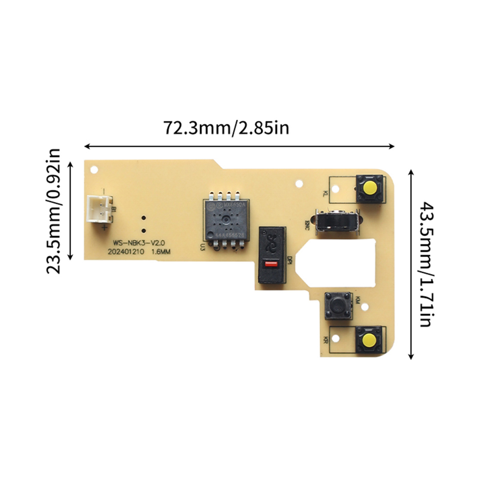 1 세트 DIY 무선 마우스 인쇄용 모델 구성 요소 사 - Gaming Hardware And Accessories 리뷰 및 가격