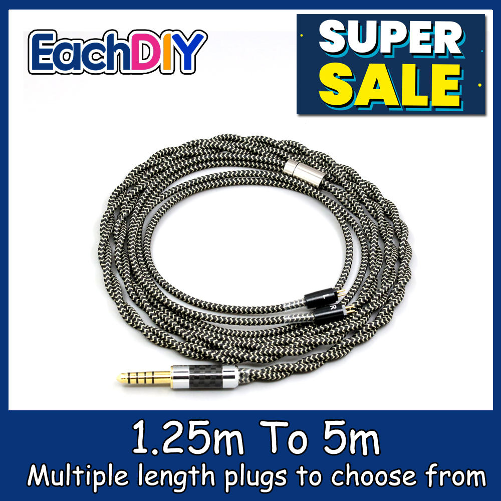2 코어 2.8mm Litz OFC 이어폰 땋은 슬리브 - Cable Sleeve Braided 리뷰 및 가격