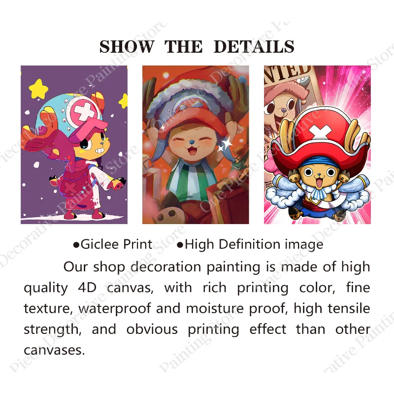 반다이 일본 애니메이션 원피스 토니 토니 다지기 포스터 - Gaming Accessories For Room 리뷰 및 가격